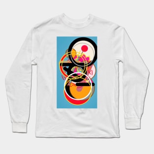 Expressive automatism abstract 7999 Long Sleeve T-Shirt